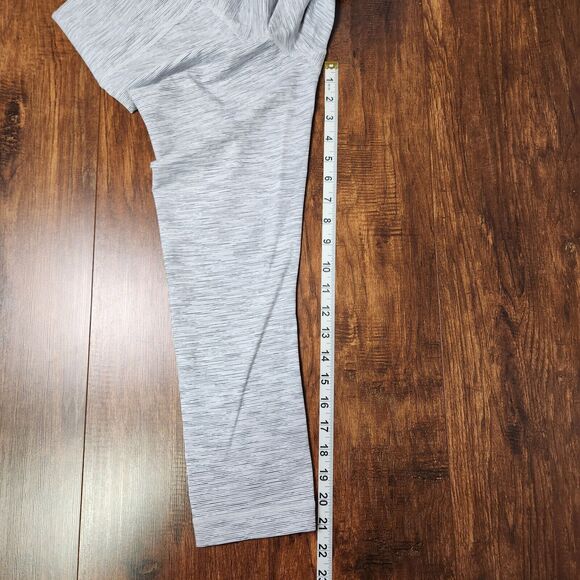 Lululemon Women Wunder Under CROP HR Luxtreme LW6AI4S WAGG White Print Size 6 - Picture 3 of 6
